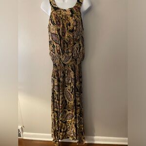 Julia floral long boho bohemian dress size large
